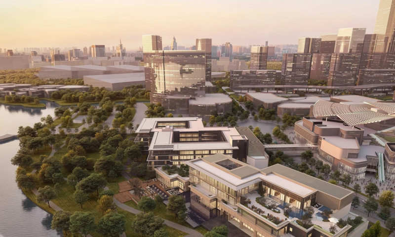 Mandarin Oriental, Suzhou, planned on the east bank of Jinji Lake