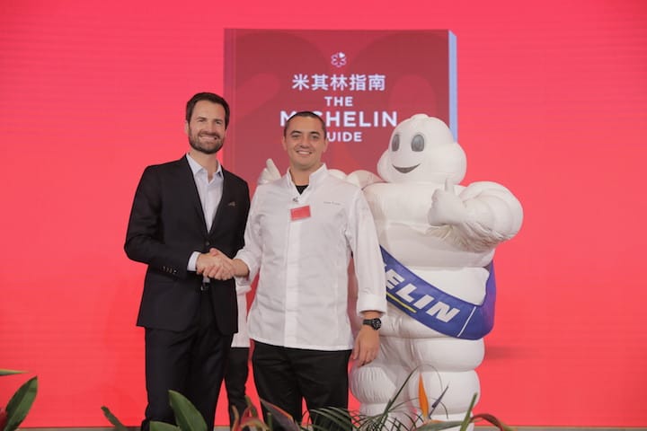 Julien Royer's Odette team at the MICHELIN Guide Singapore 2019 ceremony