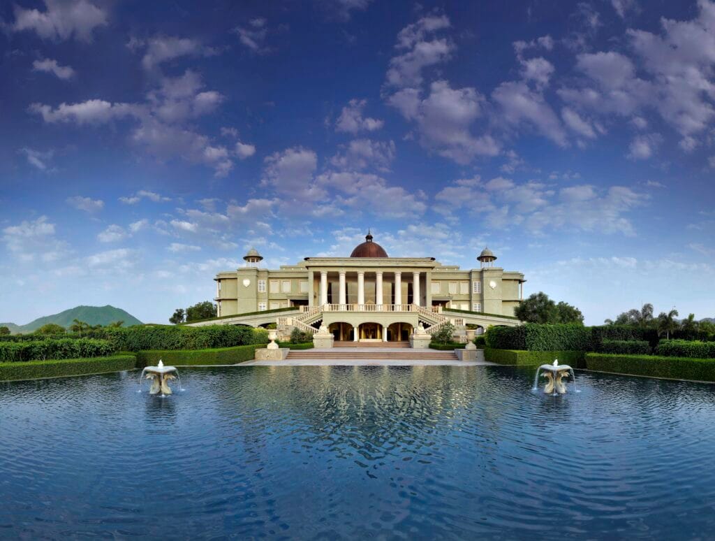 Raffles Udaipur on its private island in Udai Sagar lake, Rajasthan