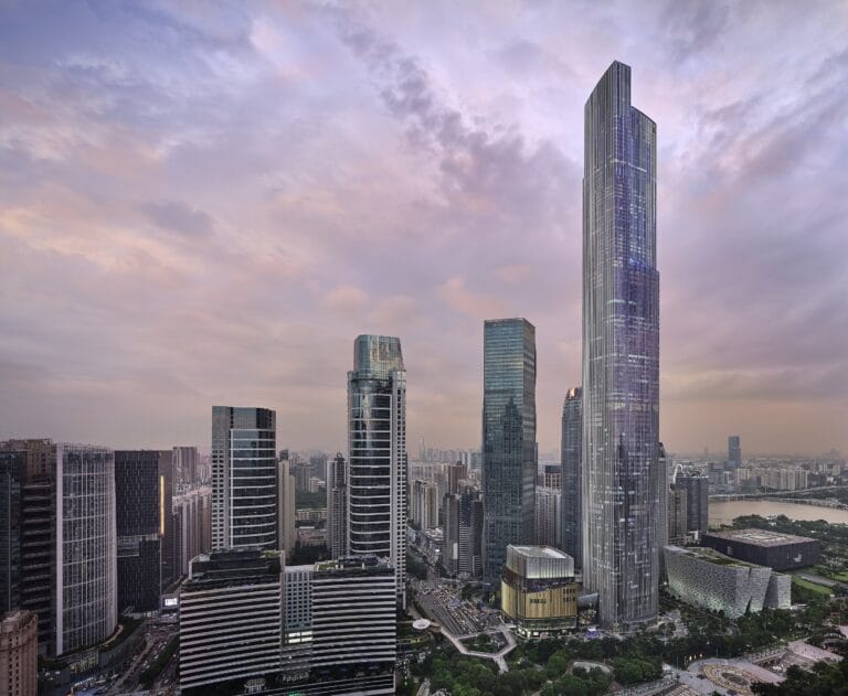 Rosewood Guangzhou in the CTF Finance Centre tower, Tianhe, Guangzhou