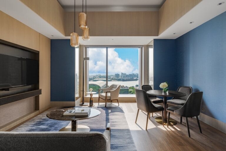 InterContinental Kaohsiung two-bedroom suite living area