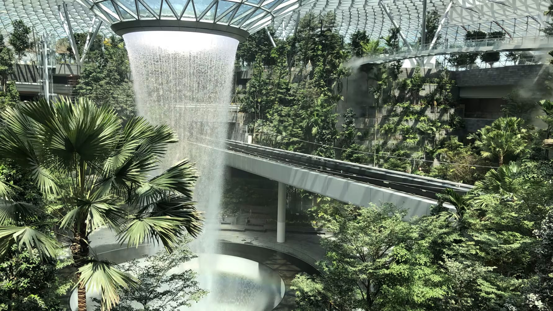Jewel Changi Airport, the Safdie Architects-designed complex in Singapore