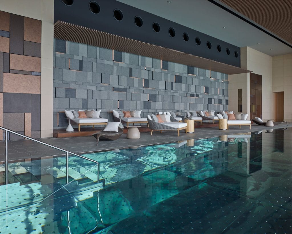 Vitality pool at The Spa, Four Seasons Hotel Tokyo at Otemachi