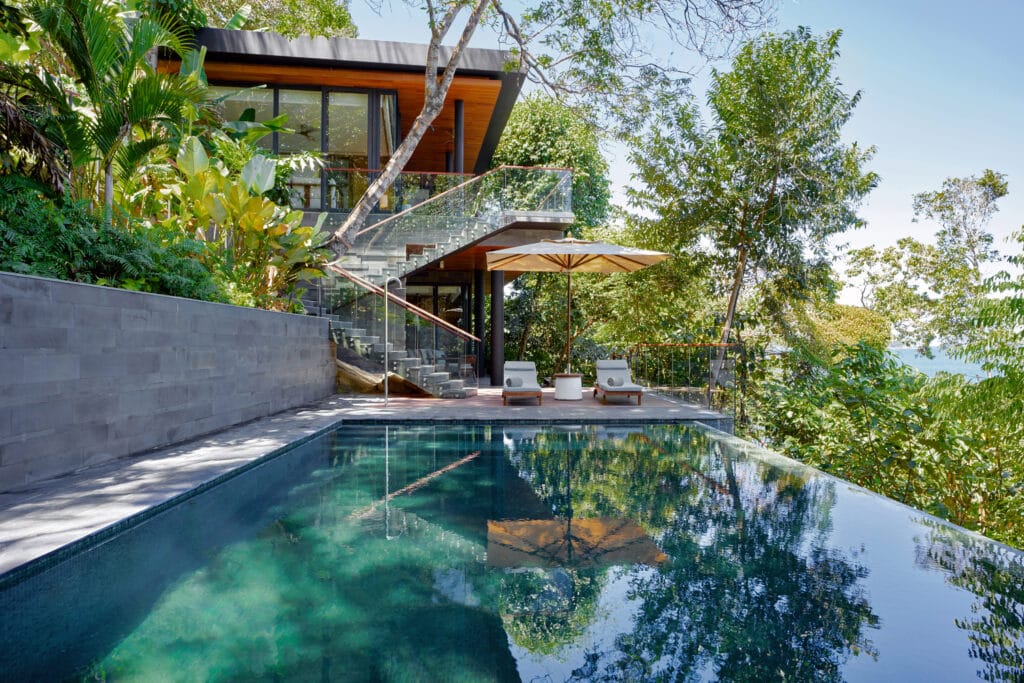 Oceanfront Two Bedroom Pool Villa with infinity pool at Six Senses Krabey Island, Cambodia