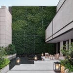 Asaya Garden on the wellness floors of Rosewood Hong Kong
