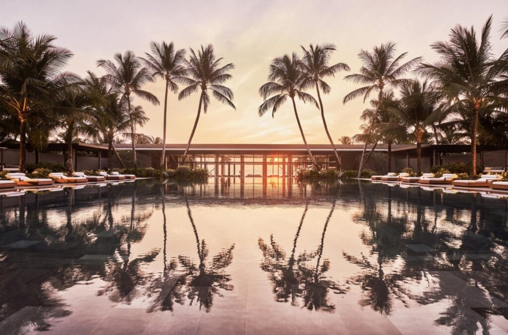 Main pool at Regent Phu Quoc, designed by BLINK Design Group