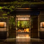 Entrance to Hotel The Mitsui Kyoto opposite Nijo Castle