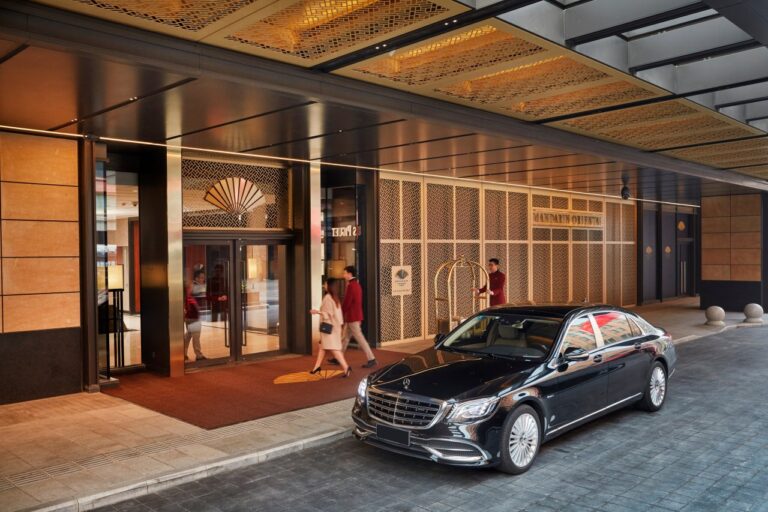 Entrance of Mandarin Oriental Wangfujing, Beijing