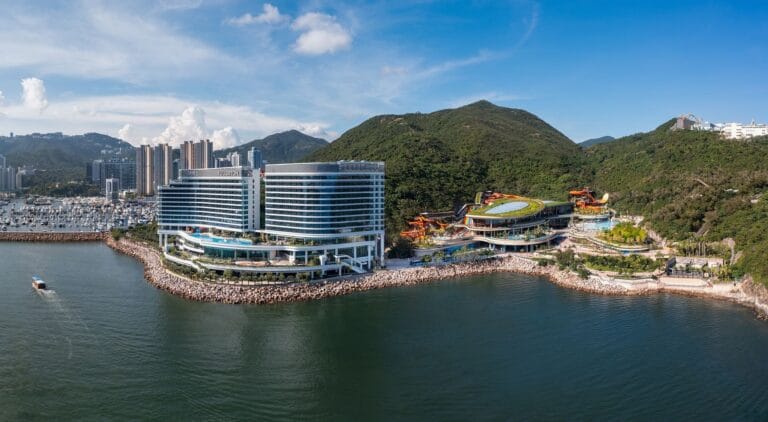The Fullerton Ocean Park Hotel Hong Kong exterior beside Ocean Park, Southside