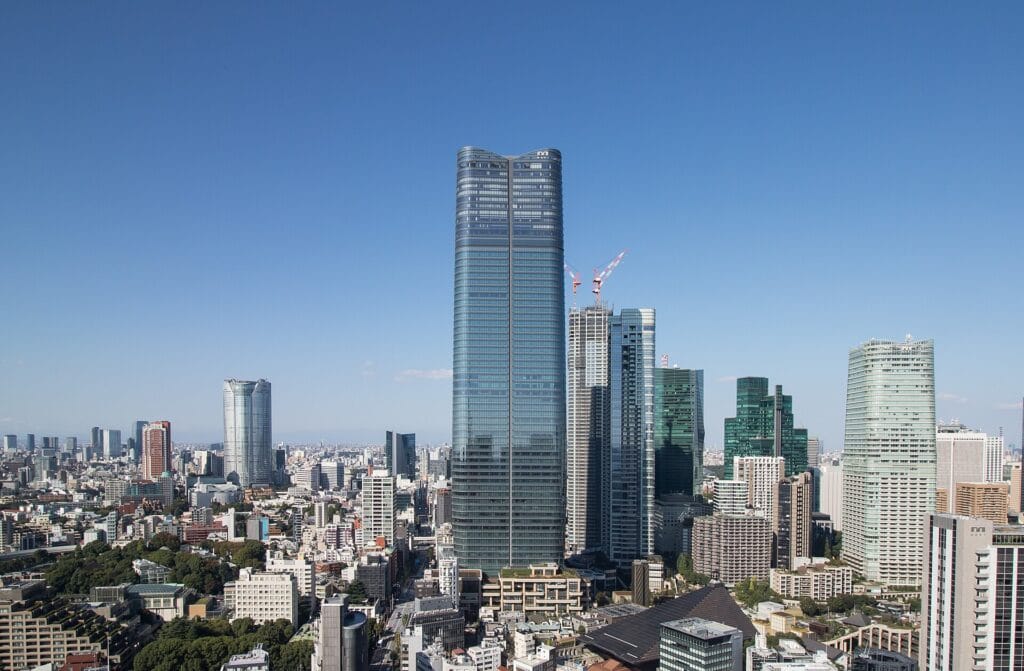 Azabudai Hills Mori JP Tower in Tokyo, the development that houses Janu Tokyo
