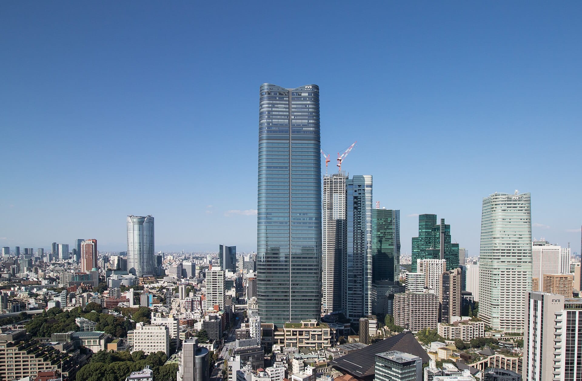 Azabudai Hills Mori JP Tower in Tokyo, the development that houses Janu Tokyo