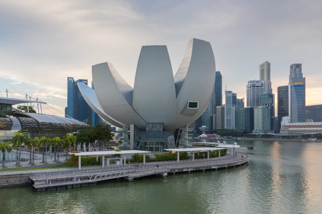 ArtScience Museum and Marina Bay Sands, Singapore