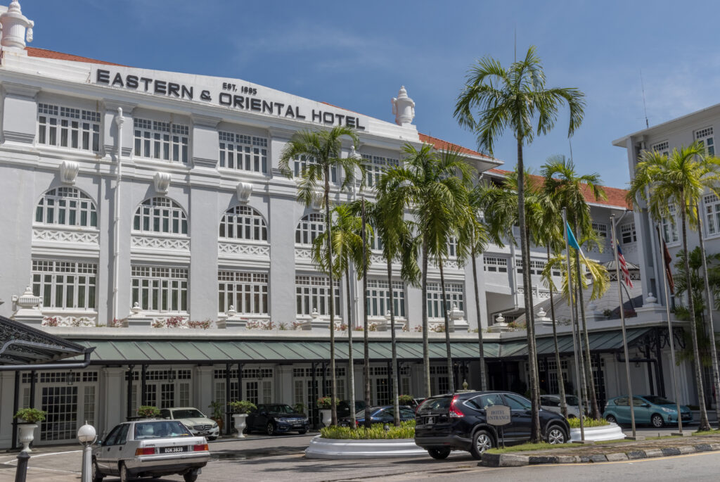 Eastern & Oriental Hotel exterior, Penang