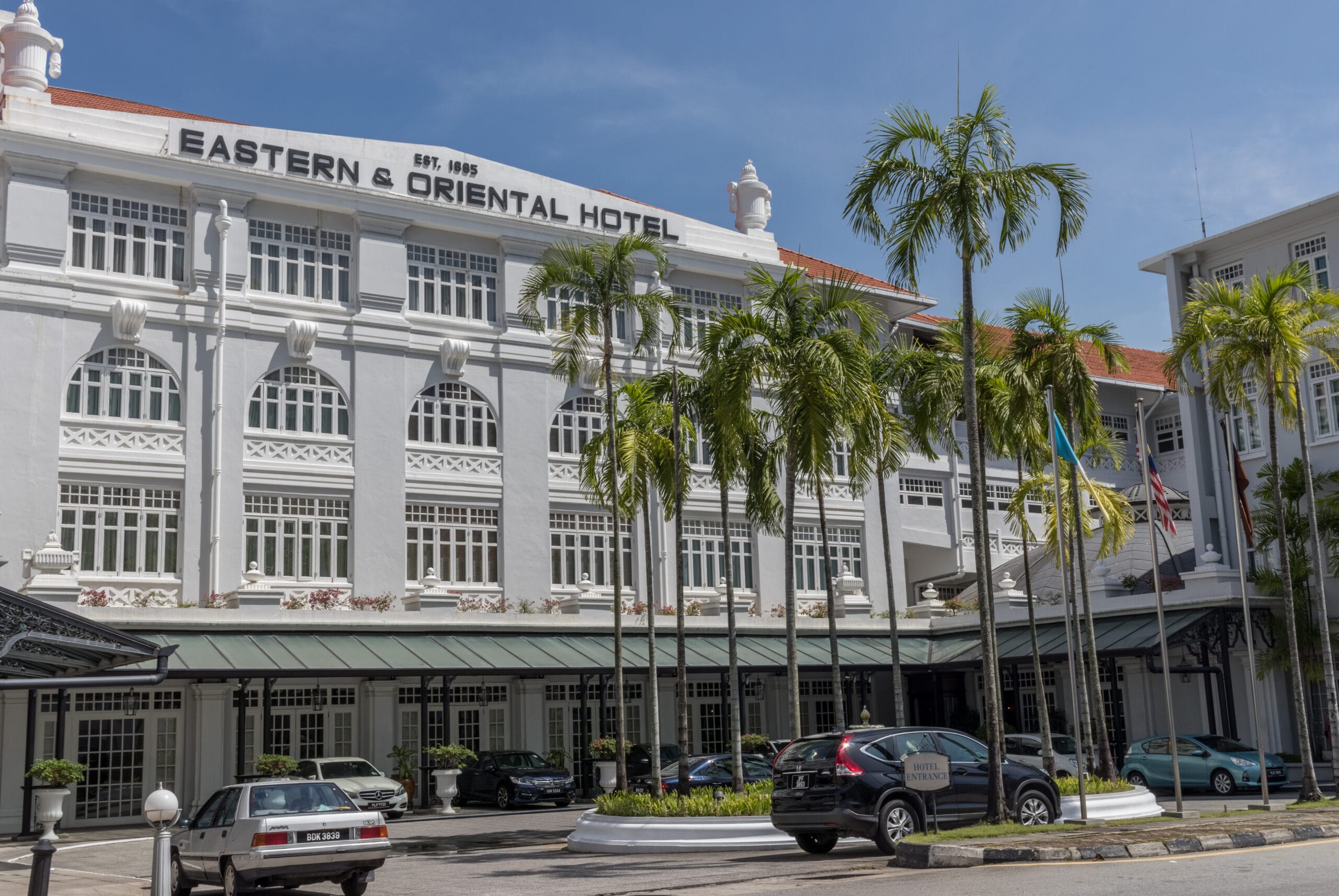 Eastern & Oriental Hotel exterior, Penang