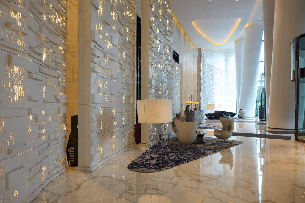 Lobby at Four Seasons Hotel Guangzhou