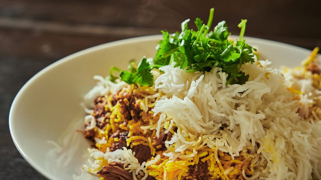 Mutton biryani at Biriyani Osawa, Kanda, Tokyo