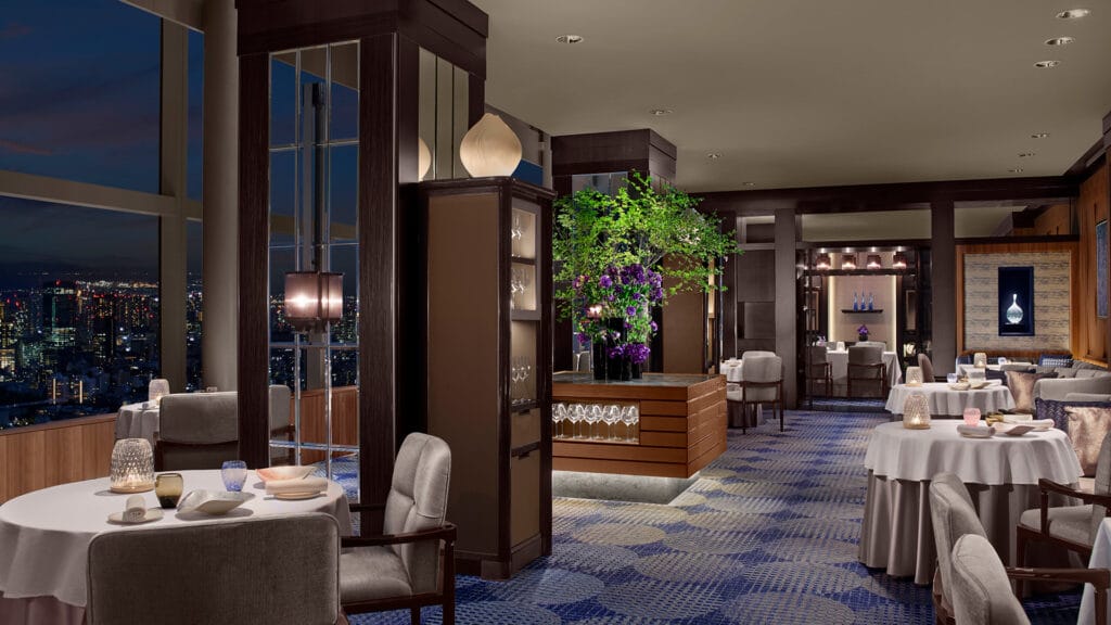 Dining room of Héritage by Kei Kobayashi at The Ritz-Carlton, Tokyo