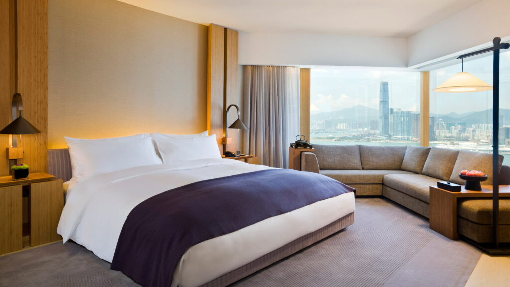 Studio with harbour view at The Upper House, Hong Kong